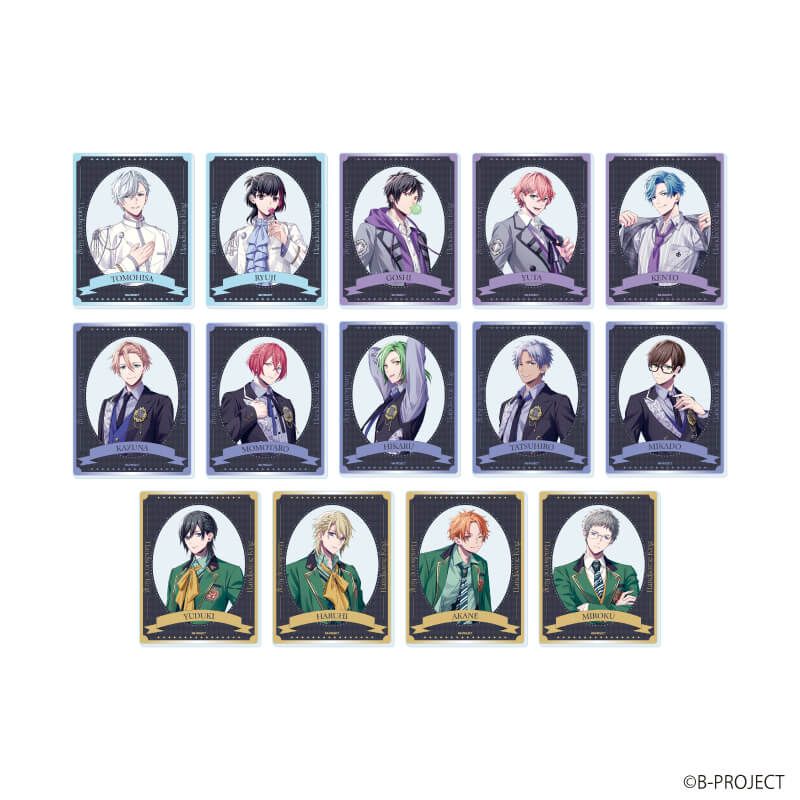 アクリルカード「B-PROJECT」01/Handsome King コンプリートセット(全14種)(公式イラスト)