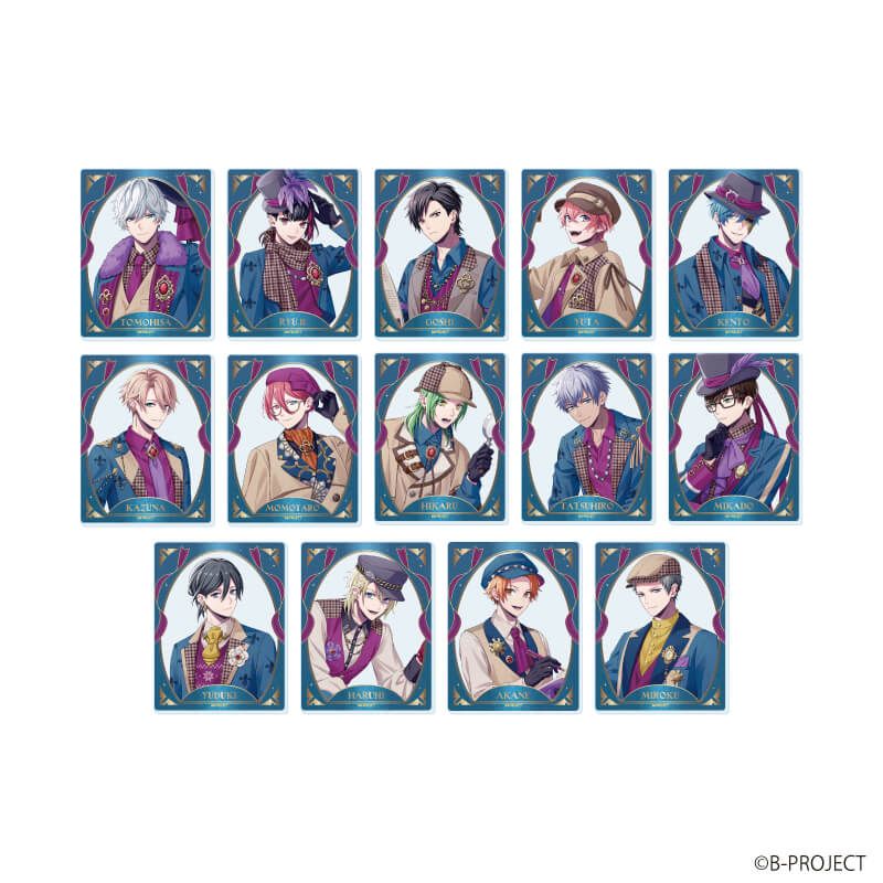 アクリルカード「B-PROJECT」02/9th Anniversary ブラインド(14種)(公式イラスト)