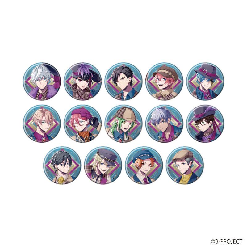 缶バッジ「B-PROJECT」02/9th Anniversary ブラインド(14種)(公式イラスト)