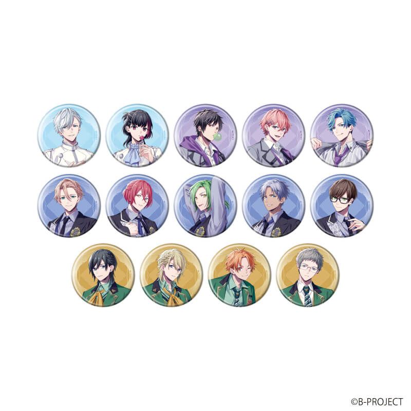缶バッジ「B-PROJECT」01/Handsome King ブラインド(14種)(公式イラスト)