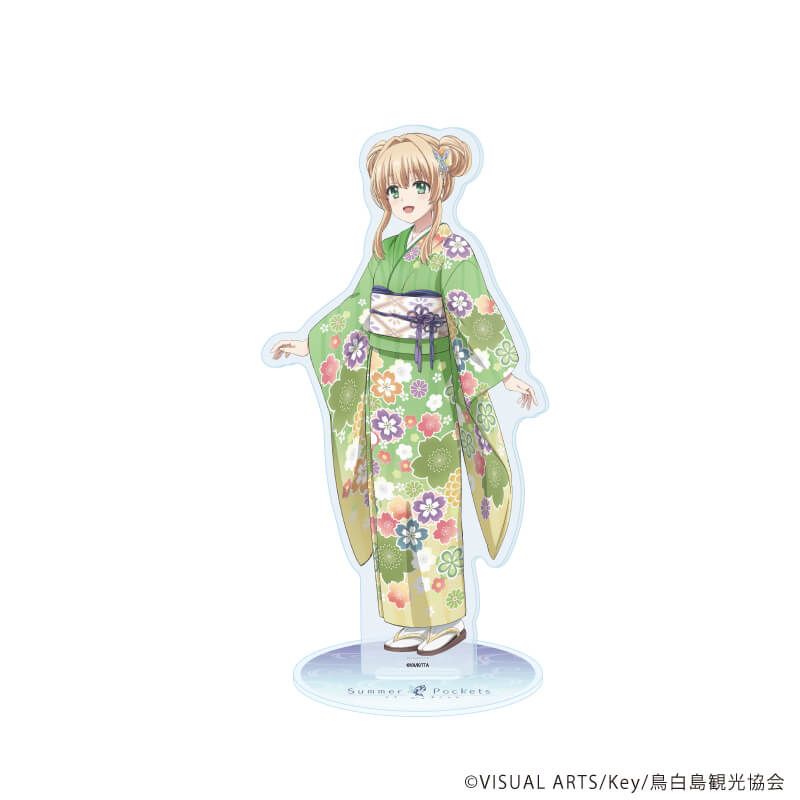 アクリルスタンド「TVアニメ『Summer Pockets』」14/紬ヴェンダース 着物ver.(描き下ろしイラスト)