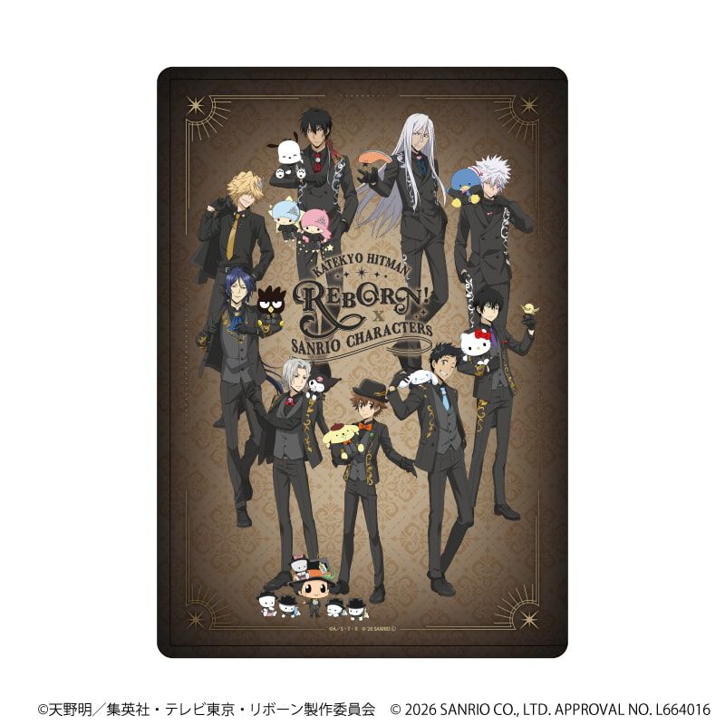 キャラクリアケース「家庭教師ヒットマンREBORN!×SANRIO CHARACTERS」10/集合デザイン(コラボイラスト)
