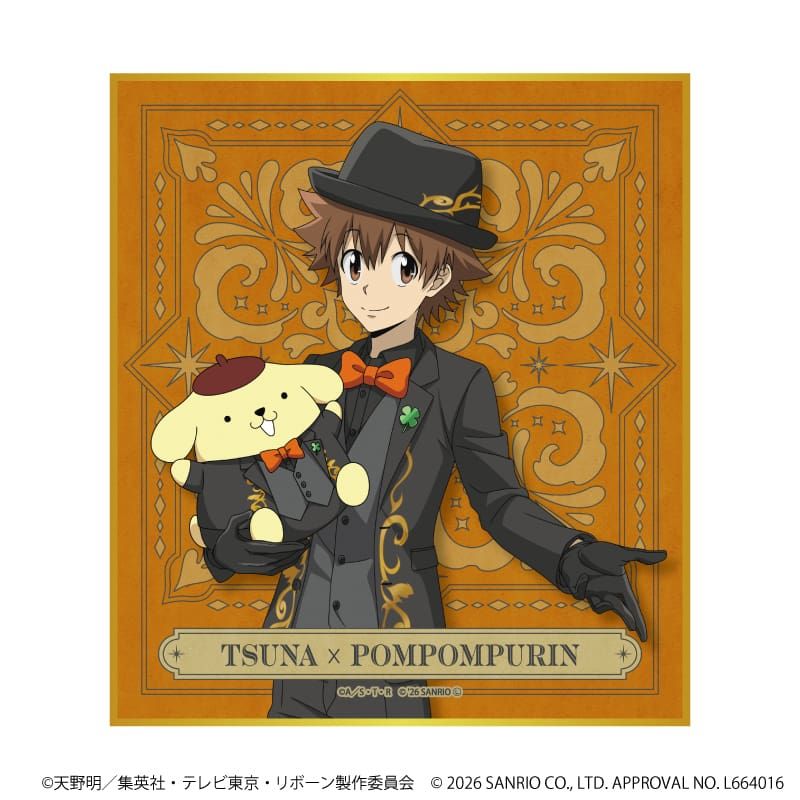 ミニ色紙「家庭教師ヒットマンREBORN!×SANRIO CHARACTERS」01/ブラインド(10種)(コラボイラスト)