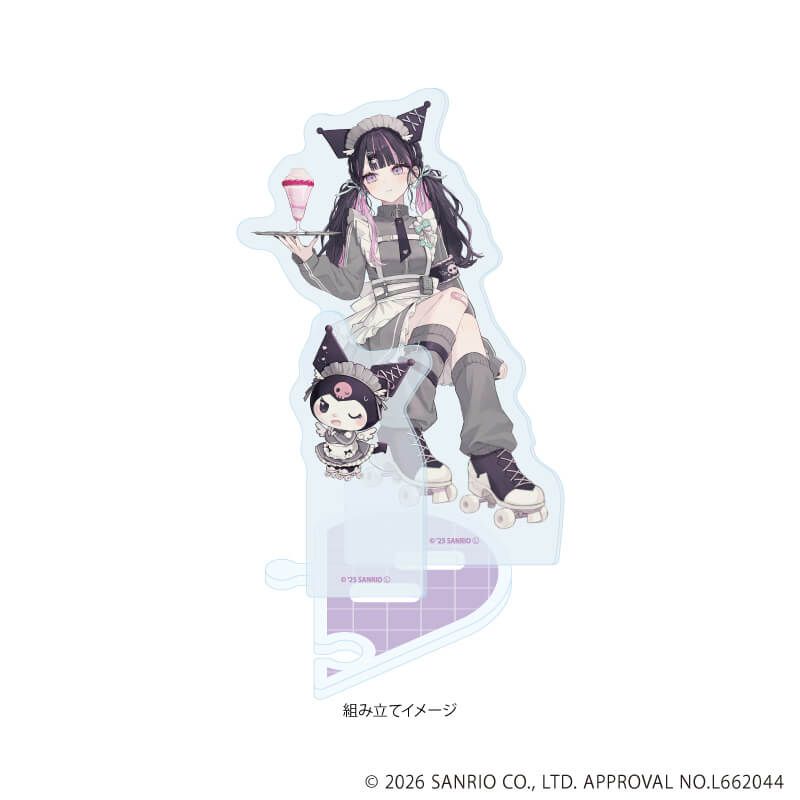 アクリルスタンドプレート「赤倉×サンリオキャラクターズ」02/クロミ(コラボイラスト)