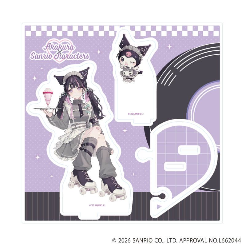アクリルスタンドプレート「赤倉×サンリオキャラクターズ」02/クロミ(コラボイラスト)
