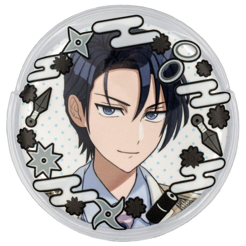 57mm缶デコカバー185/忍者(黒)【推し活】