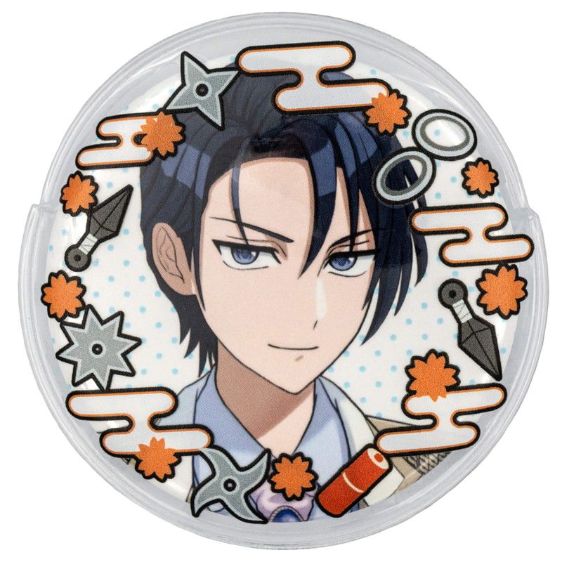 57mm缶デコカバー179/忍者(橙)【推し活】