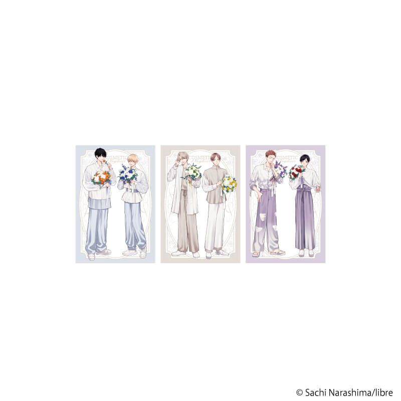 ポストカード3枚セット「コスメティック・プレイラバー」01/A(描き下ろしイラスト)