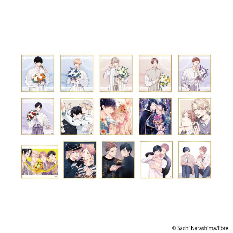 ミニ色紙「コスメティック・プレイラバー」01/コンプリートセット(全15種)(公式&描き下ろしイラスト)