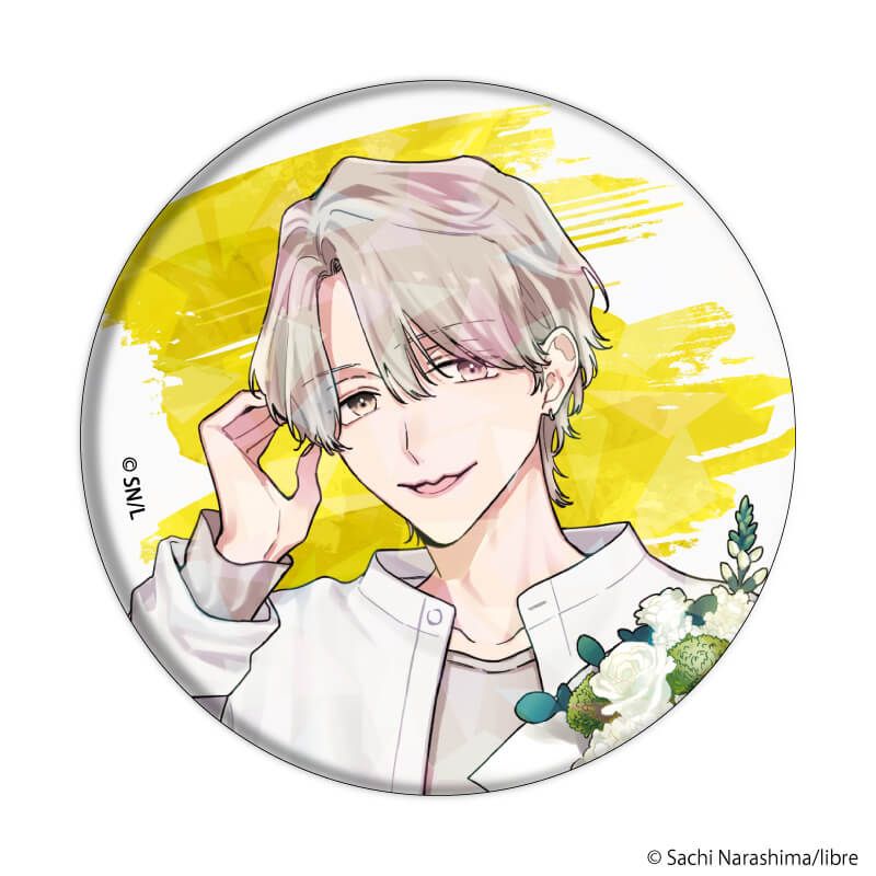 ホログラム缶バッジ(57mm)「コスメティック・プレイラバー」01/コンプリートセット(全15種)(公式&描き下ろしイラスト)