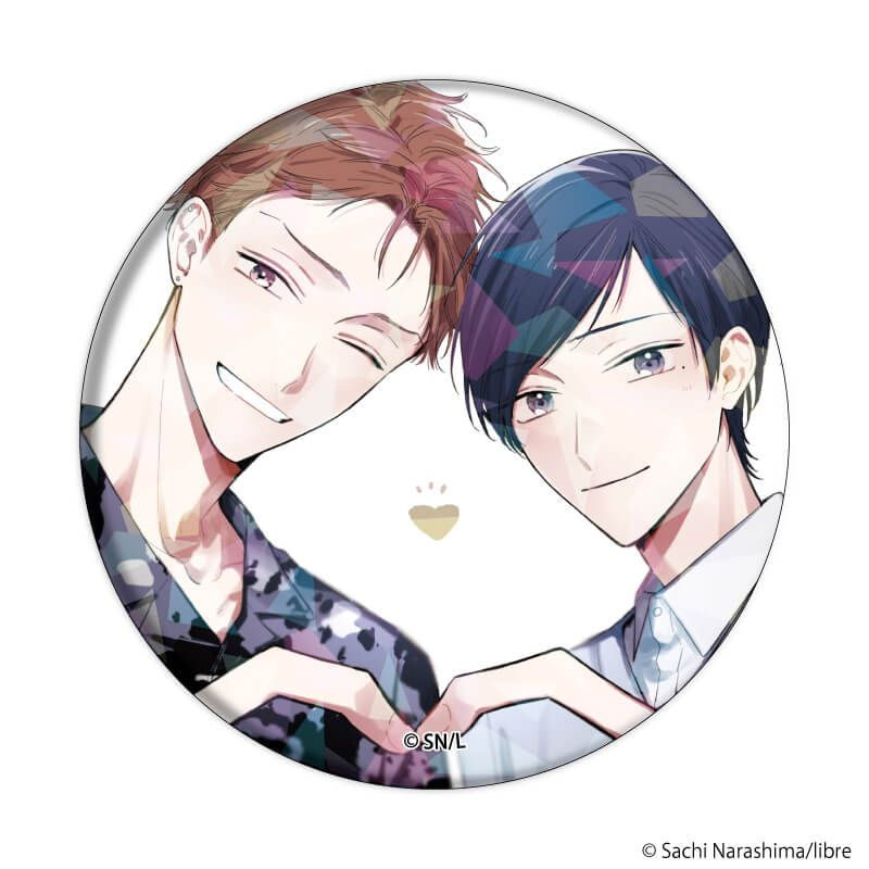 ホログラム缶バッジ(57mm)「コスメティック・プレイラバー」01/コンプリートセット(全15種)(公式&描き下ろしイラスト)