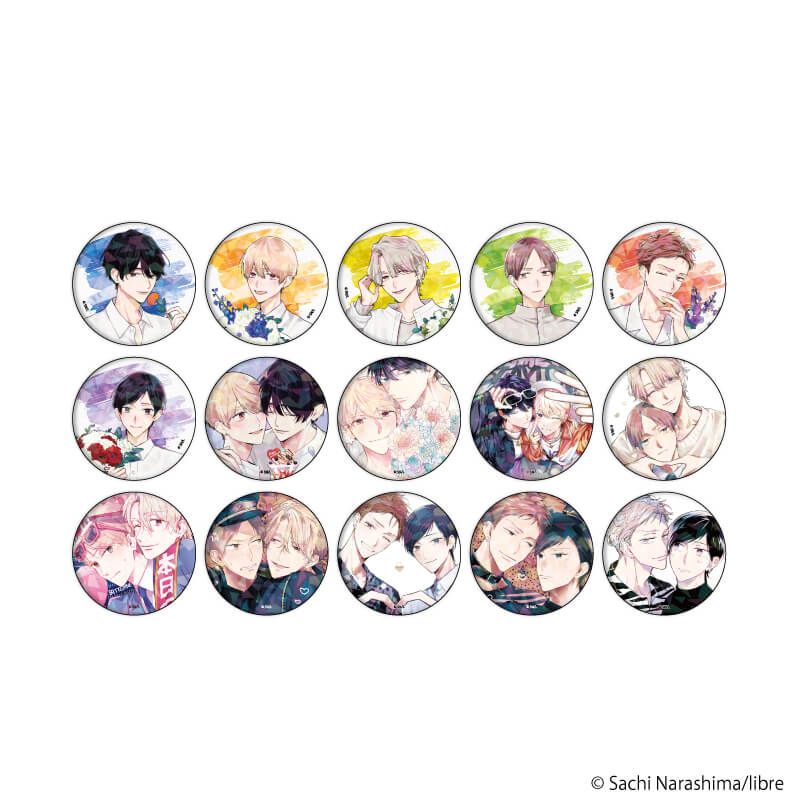 ホログラム缶バッジ(57mm)「コスメティック・プレイラバー」01/ブラインド(15種)(公式&描き下ろしイラスト)