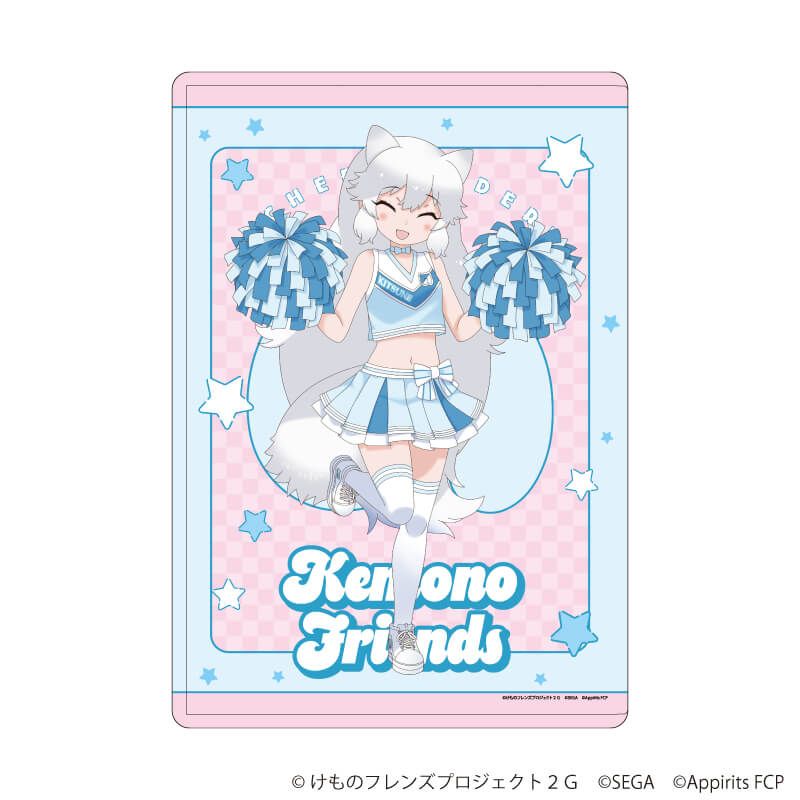 キャラクリアケース「けものフレンズ3」08/ホッキョクギツネ チアリーダーver.(描き下ろしイラスト)