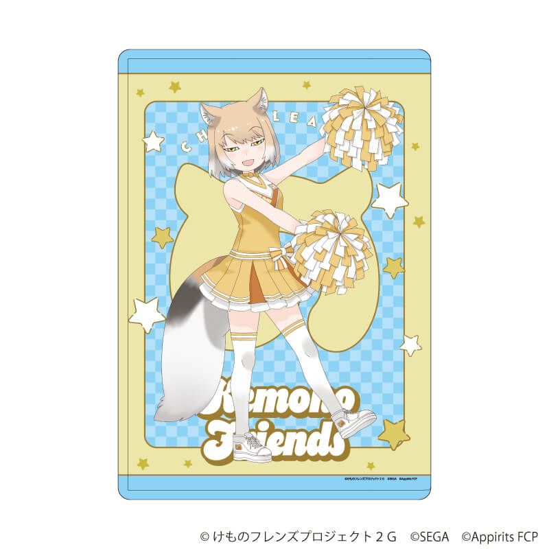 キャラクリアケース「けものフレンズ3」07/チベットスナギツネ チアリーダーver.(描き下ろしイラスト)