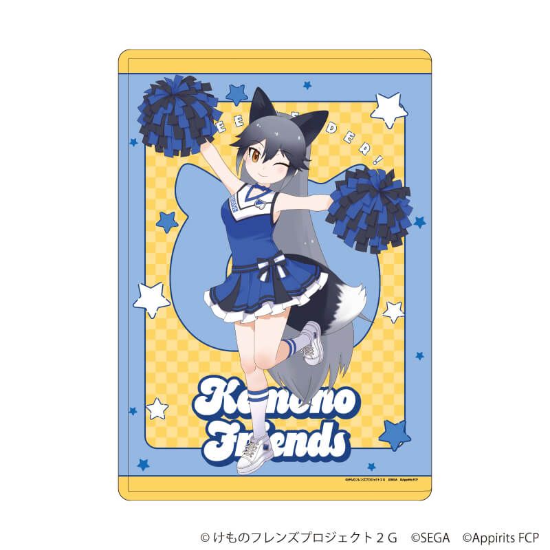 キャラクリアケース「けものフレンズ3」05/ギンギツネ チアリーダーver.(描き下ろしイラスト)