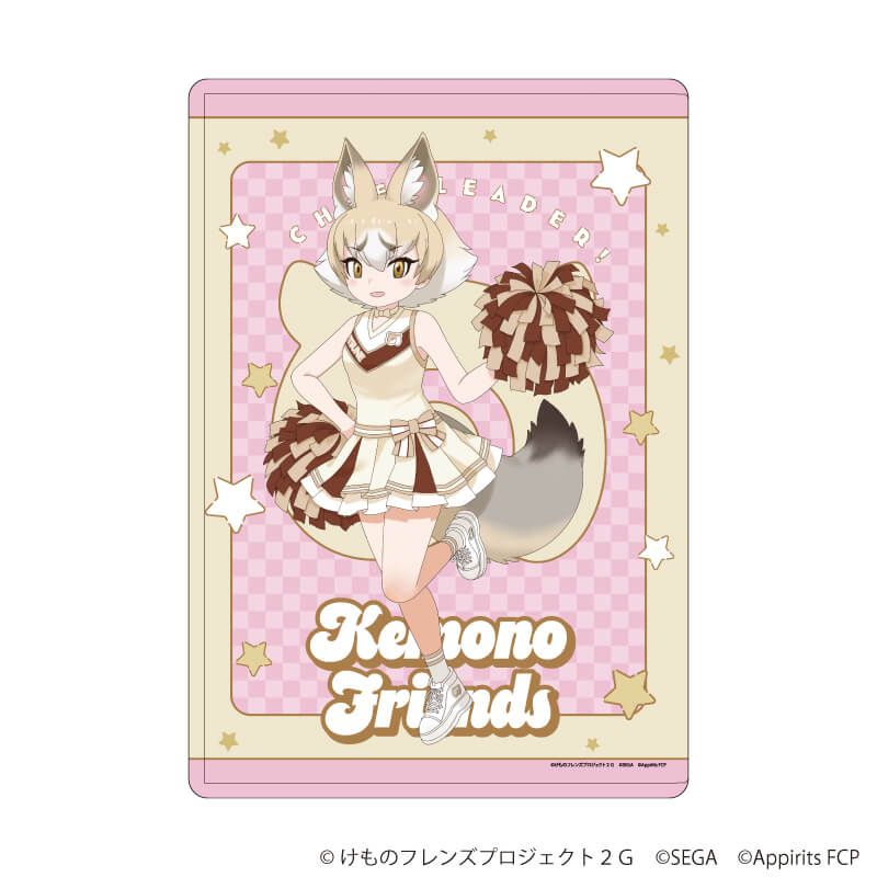 キャラクリアケース「けものフレンズ3」04/キットギツネ チアリーダーver.(描き下ろしイラスト)
