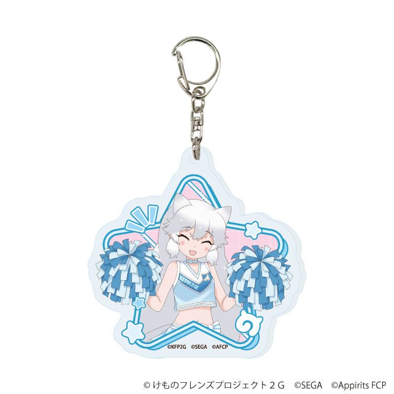 アクリルキーホルダー「けものフレンズ3」03/チアリーダーver. コンプリートセット(全7種)(描き下ろしイラスト)