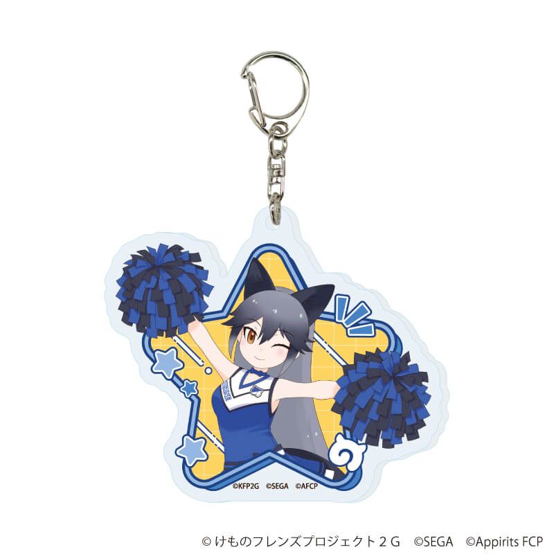 アクリルキーホルダー「けものフレンズ3」03/チアリーダーver. ブラインド(7種)(描き下ろしイラスト)