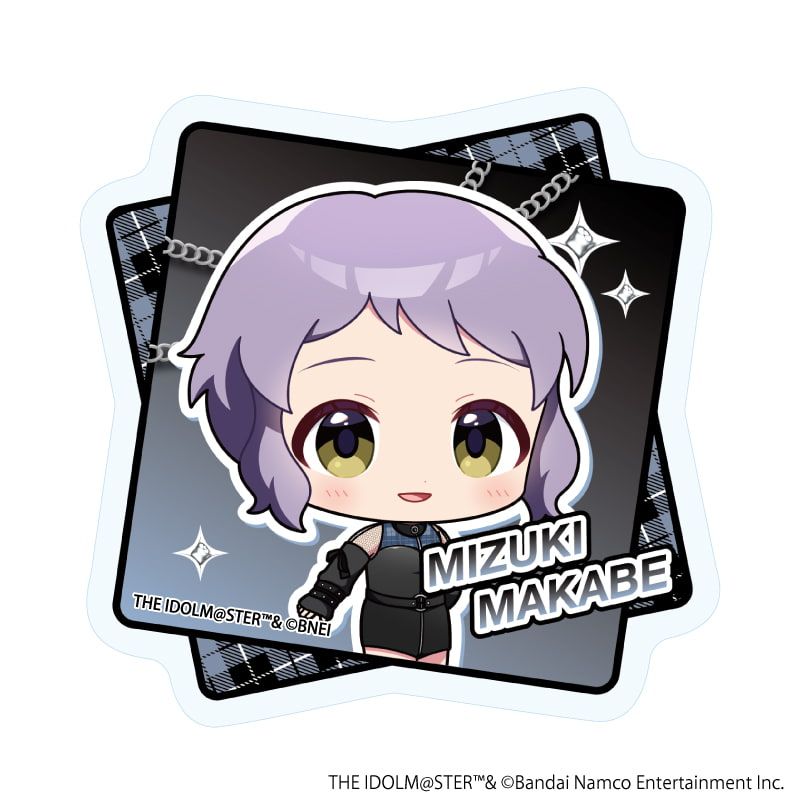 アクリルステッカー「アイドルマスター ミリオンライブ！」09/真壁 瑞希(ミニキャライラスト)