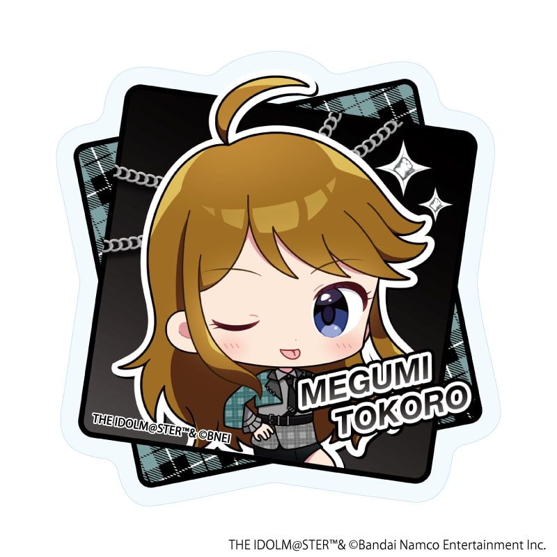 アクリルステッカー「アイドルマスター ミリオンライブ！」08/所 恵美(ミニキャライラスト)