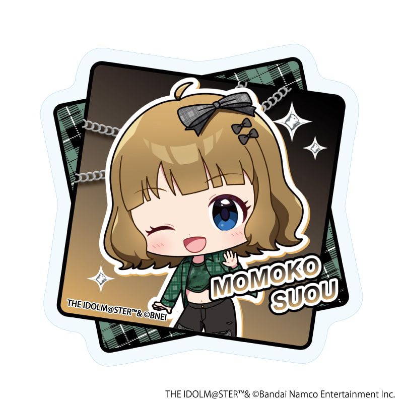 アクリルステッカー「アイドルマスター ミリオンライブ！」07/周防 桃子(ミニキャライラスト)