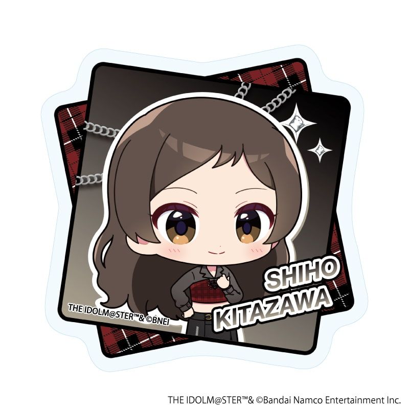アクリルステッカー「アイドルマスター ミリオンライブ！」05/北沢 志保(ミニキャライラスト)