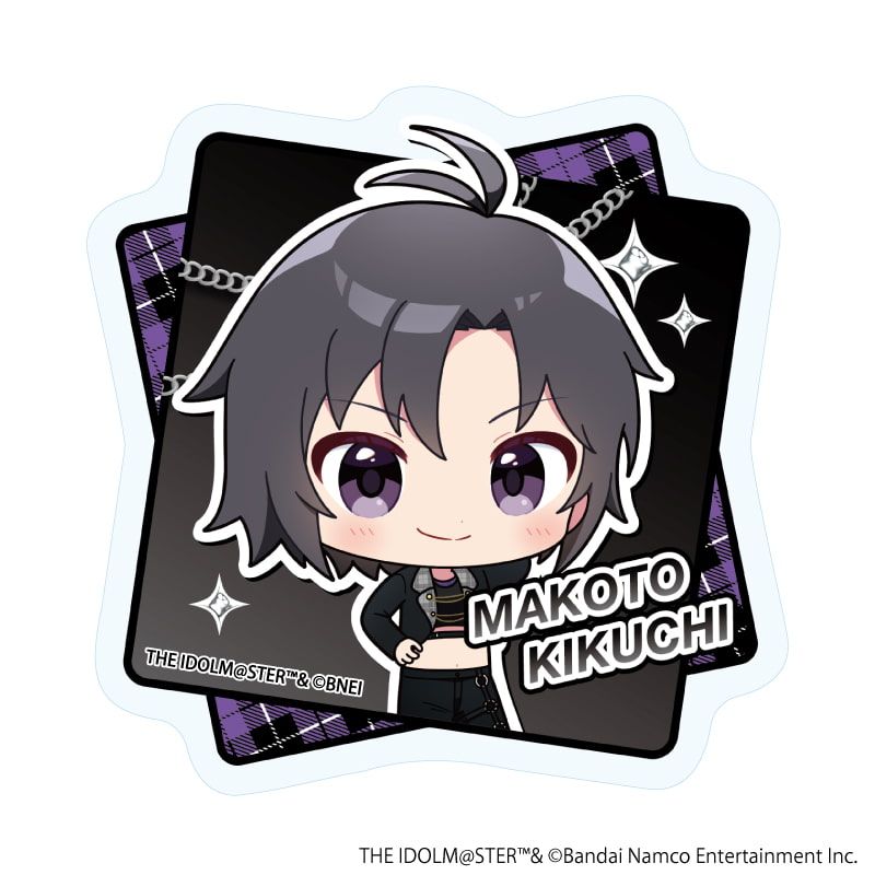 アクリルステッカー「アイドルマスター ミリオンライブ！」01/菊地 真(ミニキャライラスト)