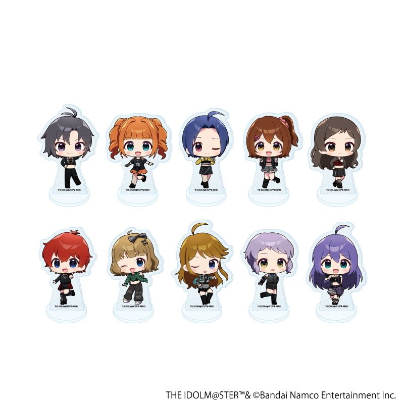 アクリルぷちスタンド「アイドルマスター ミリオンライブ！」05/コンプリートセット(全10種)(ミニキャライラスト)