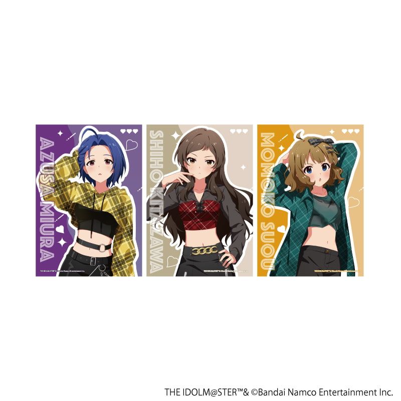 L版ブロマイド3枚セット「アイドルマスター ミリオンライブ！」01/集合(描き下ろしイラスト)