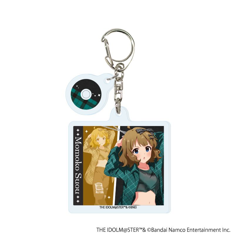パーツ付きアクリルキーホルダー「アイドルマスター ミリオンライブ！」06/周防 桃子B(描き下ろしイラスト)
