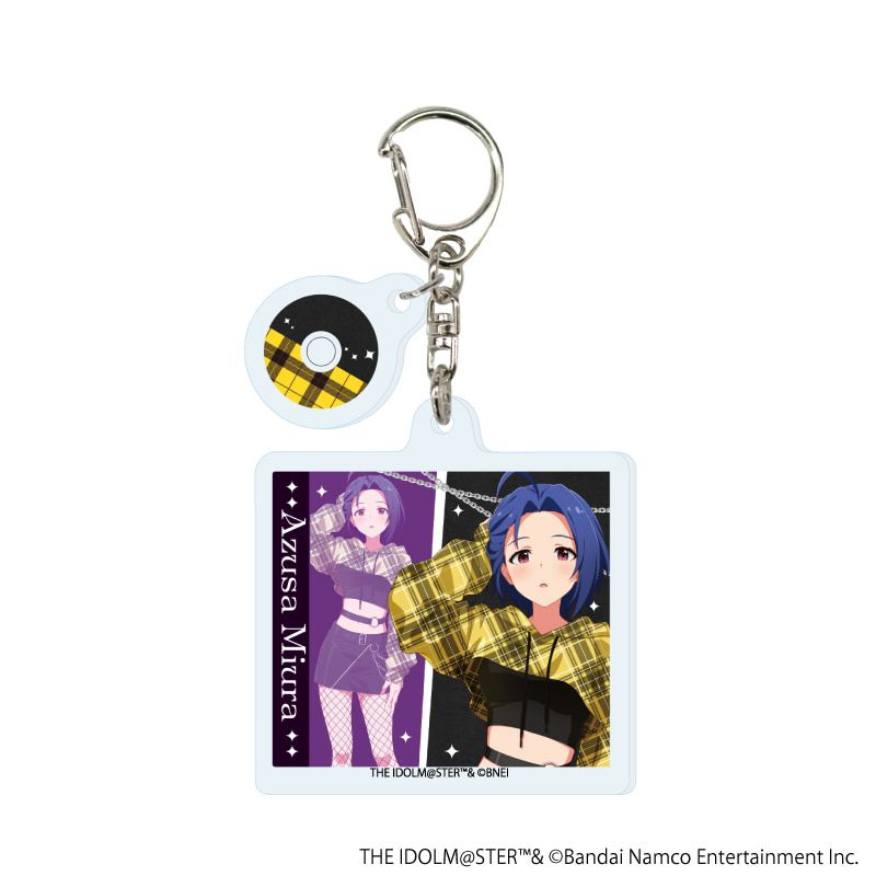 パーツ付きアクリルキーホルダー「アイドルマスター ミリオンライブ！」04/三浦 あずさB(描き下ろしイラスト)