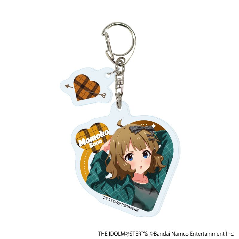 パーツ付きアクリルキーホルダー「アイドルマスター ミリオンライブ！」03/周防 桃子A(描き下ろしイラスト)