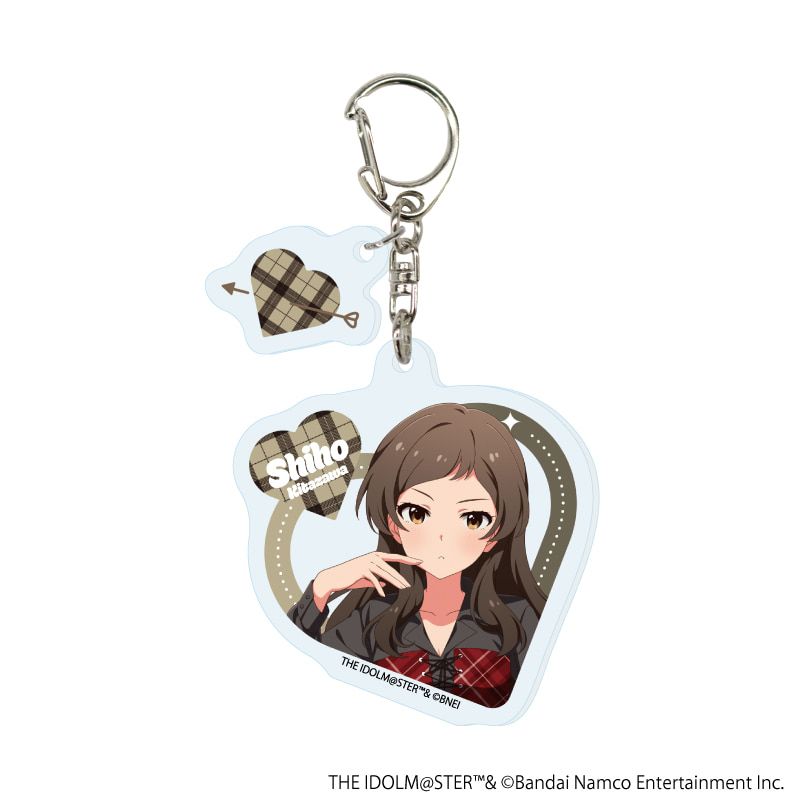 パーツ付きアクリルキーホルダー「アイドルマスター ミリオンライブ！」02/北沢 志保A(描き下ろしイラスト)