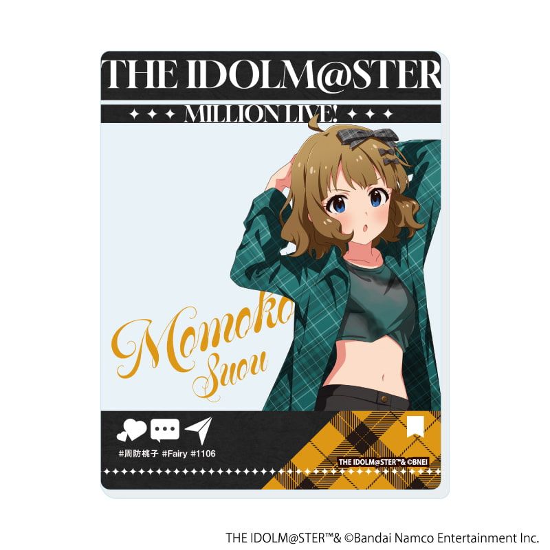 アクリルカード「アイドルマスター ミリオンライブ！」14/コンプリートセット(全6種)(描き下ろしイラスト)