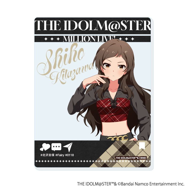 アクリルカード「アイドルマスター ミリオンライブ！」14/トレーディング(6種)(描き下ろしイラスト)