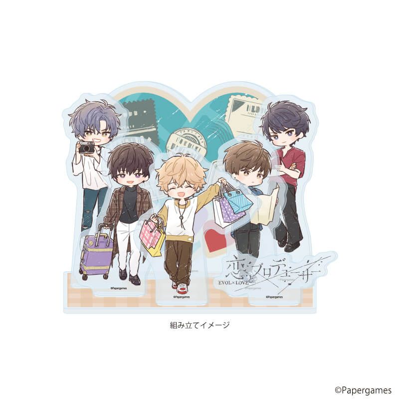プレミアム アクリルジオラマプレート「恋とプロデューサー～EVOL×LOVE～」15/旅行デートver.(グラフアートイラスト)