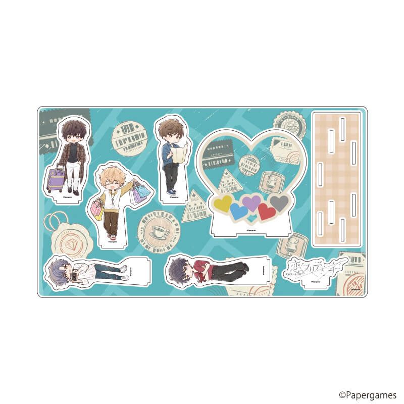 プレミアム アクリルジオラマプレート「恋とプロデューサー～EVOL×LOVE～」15/旅行デートver.(グラフアートイラスト)