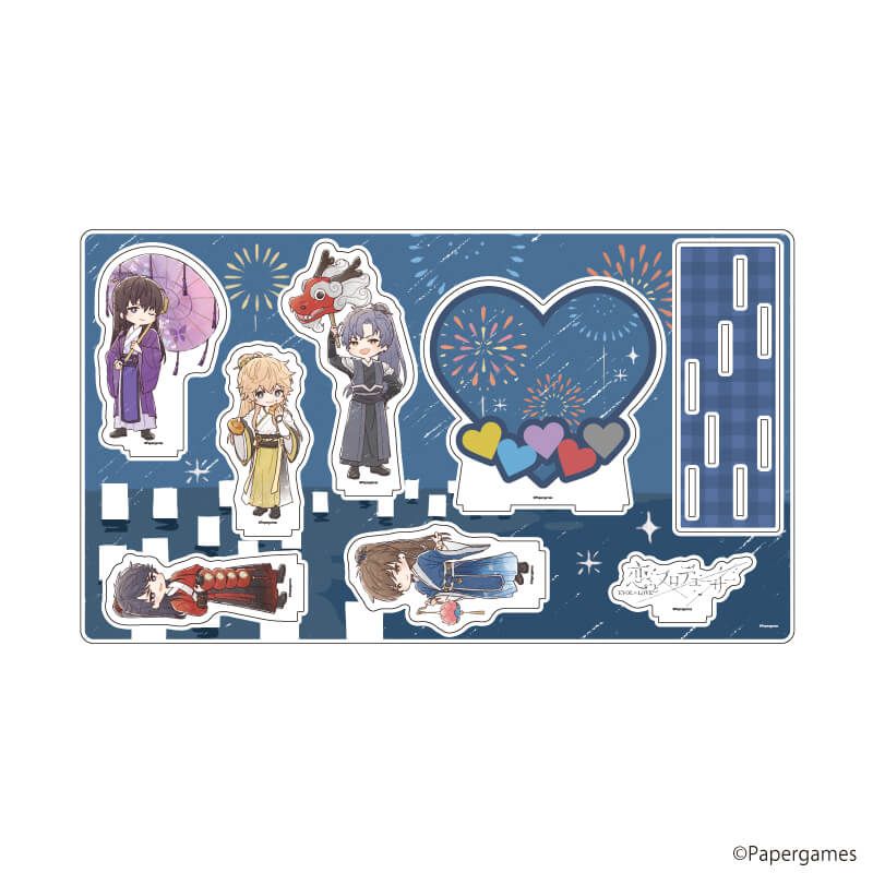 プレミアム アクリルジオラマプレート「恋とプロデューサー～EVOL×LOVE～」14/祭デートver.(グラフアートイラスト)