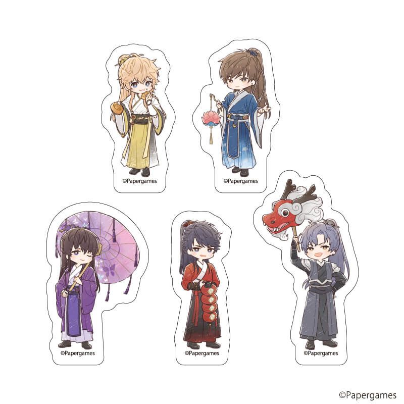 フレークシール(5種セット)「恋とプロデューサー～EVOL×LOVE～」07/祭デートver.(グラフアートイラスト)