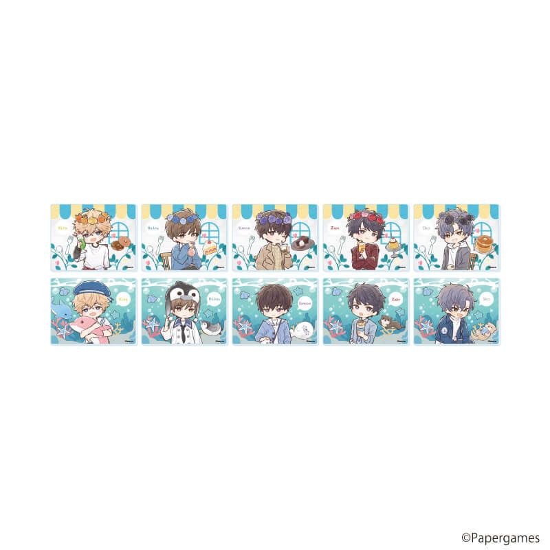 アクリルカード「恋とプロデューサー～EVOL×LOVE～」04/セット1 コンプリートセット(全10種)(グラフアートイラスト)