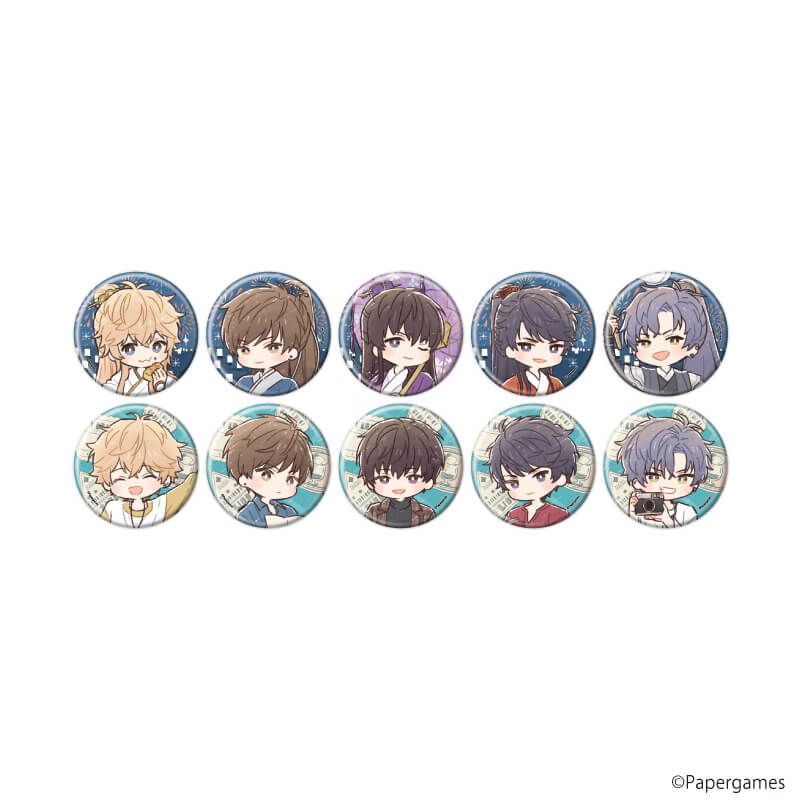 缶バッジ「恋とプロデューサー～EVOL×LOVE～」37/セット2 コンプリートセット(全10種)(グラフアートイラスト)