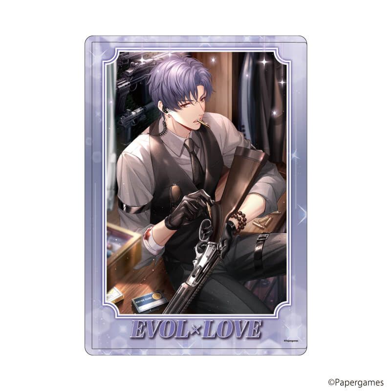 キャラクリアケース「恋とプロデューサー～EVOL×LOVE～」25/ショウ・法外な心狩り(公式イラスト)