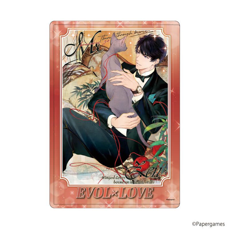 キャラクリアケース「恋とプロデューサー～EVOL×LOVE～」24/ゼン・乱世の令嬢(公式イラスト)