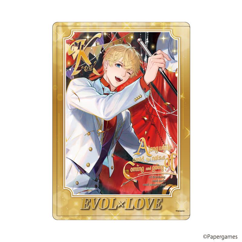 キャラクリアケース「恋とプロデューサー～EVOL×LOVE～」21/キラ・昔日のフィルム(公式イラスト)