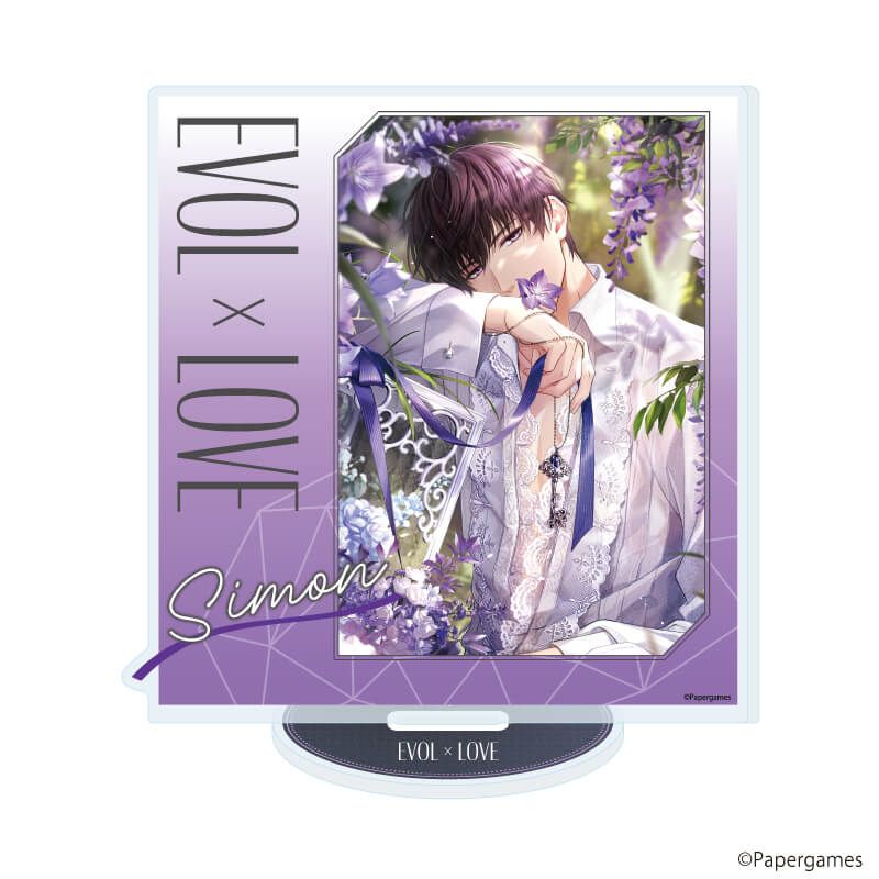 アクリルスタンド「恋とプロデューサー～EVOL×LOVE～」76/シモン・エデンに堕ちる(公式イラスト)
