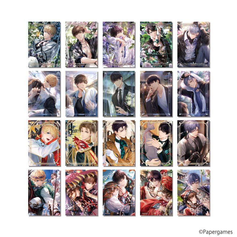 ミニカード(3枚セット)「恋とプロデューサー～EVOL×LOVE～」02/ブラインド(20種)(公式イラスト)