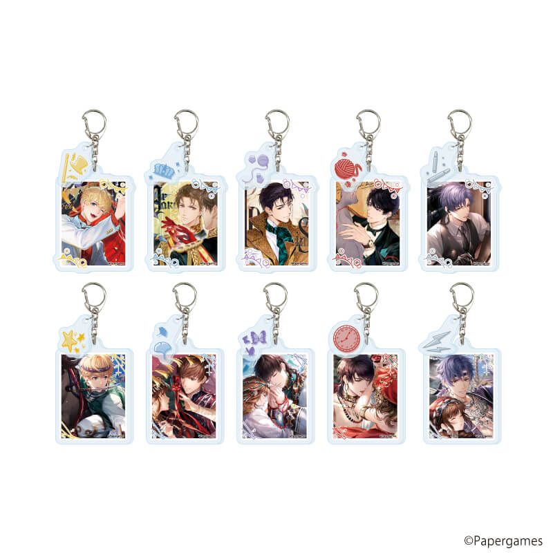 パーツ付きアクリルキーホルダー「恋とプロデューサー～EVOL×LOVE～」10/セット2 コンプリートセット(全10種)(公式イラスト)