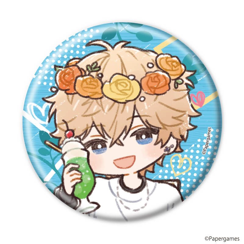 缶バッジ「恋とプロデューサー～EVOL×LOVE～」36/セット1 ブラインド(10種)(グラフアートイラスト)