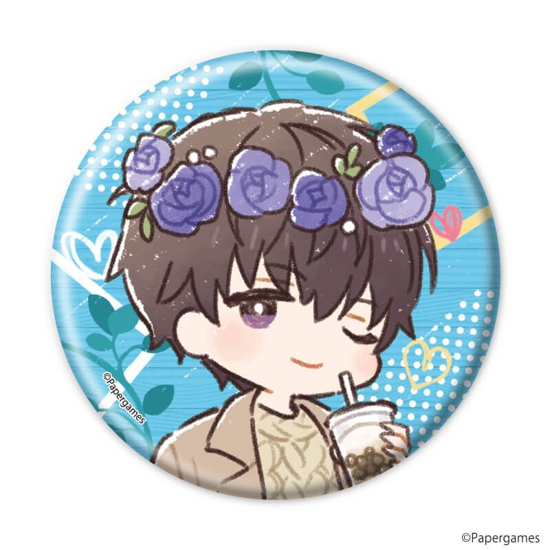 缶バッジ「恋とプロデューサー～EVOL×LOVE～」36/セット1 ブラインド(10種)(グラフアートイラスト)