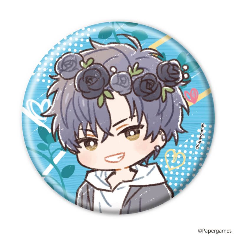 缶バッジ「恋とプロデューサー～EVOL×LOVE～」36/セット1 ブラインド(10種)(グラフアートイラスト)